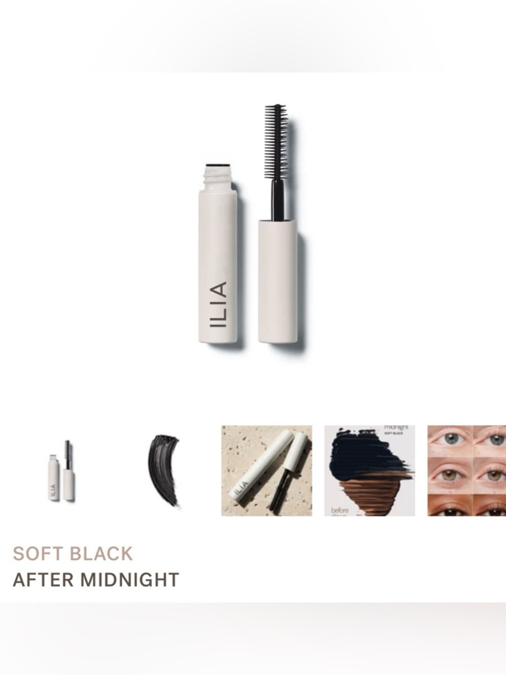 ILIA After Midnight Mascara in Soft Black - MINI size